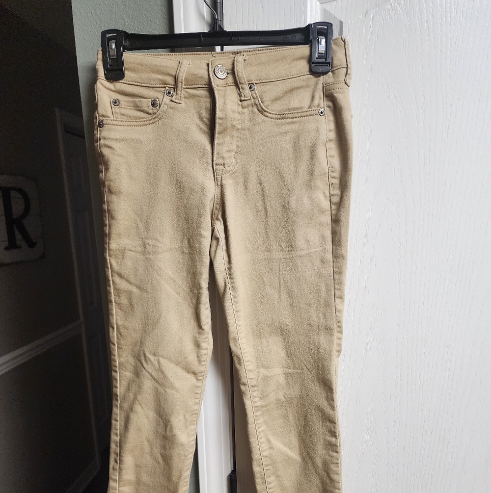 Aeropostale Tan High Rise Jegging